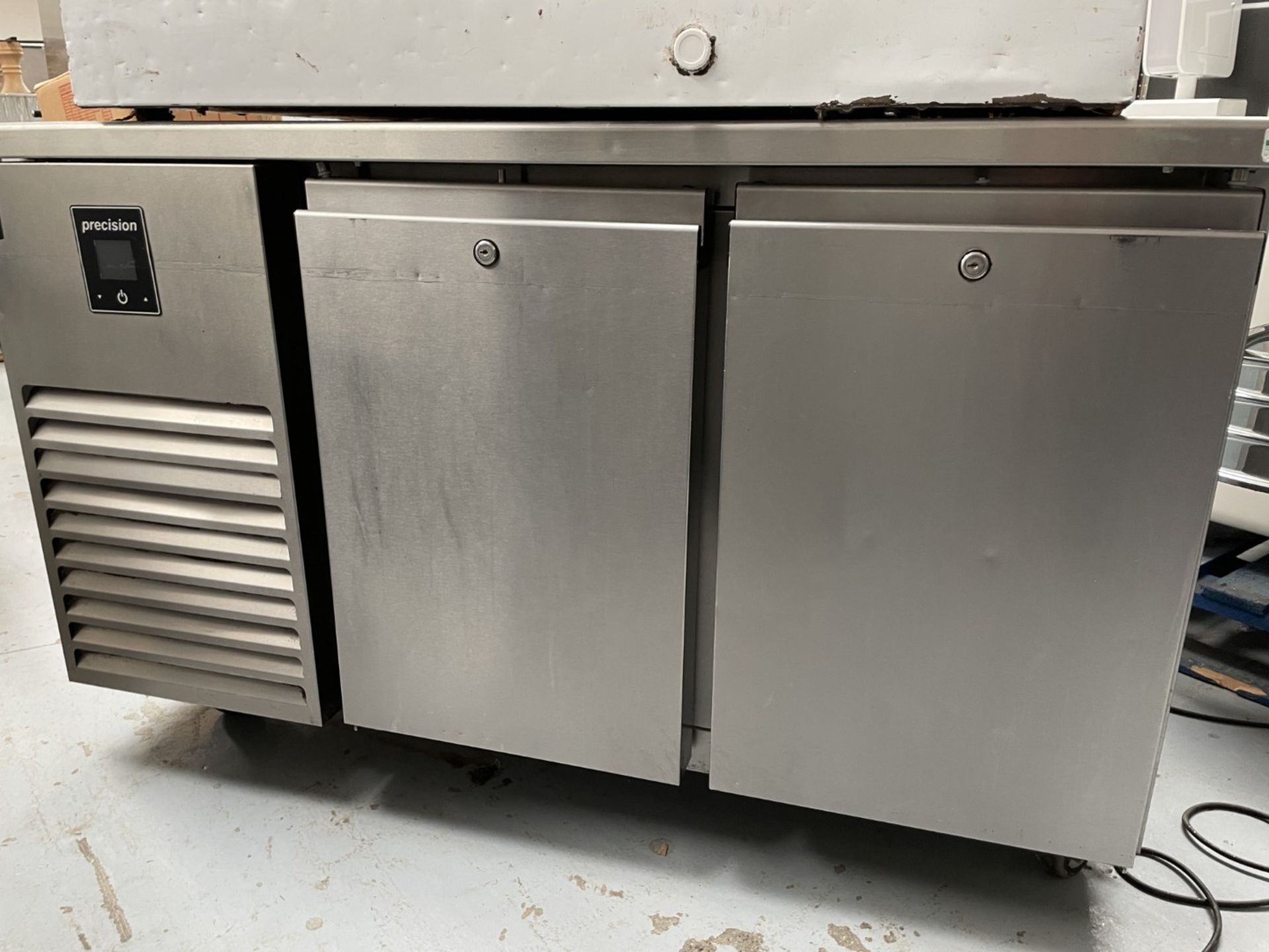1 x Precision Two Door Countertop Preparation Fridge - Model MCU211 - 240v - Image 5 of 16