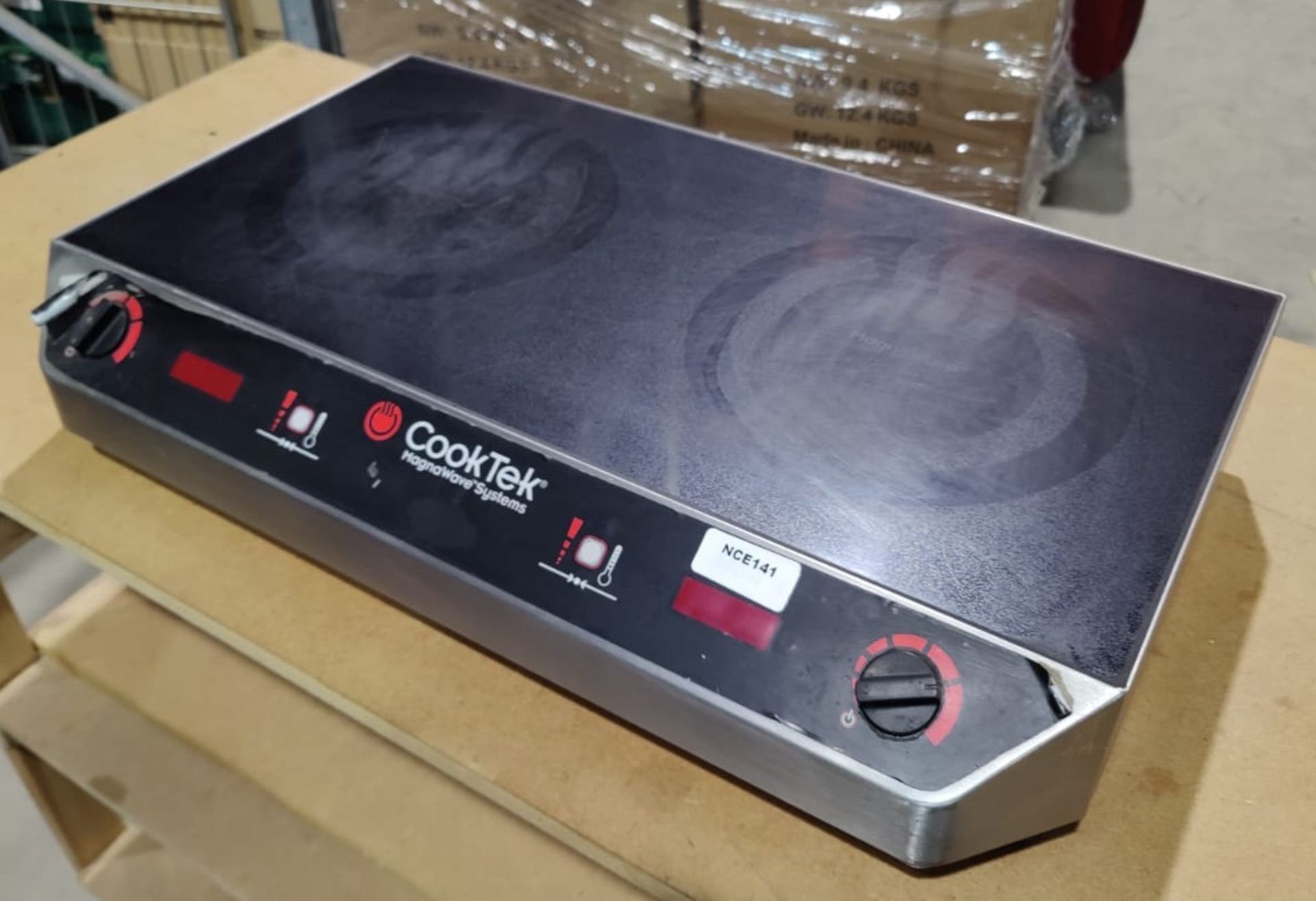 1 x CookTek MagnaWave Heritage Countertop Double Induction Cooktop - Model: MC2502S - RRP £5,400
