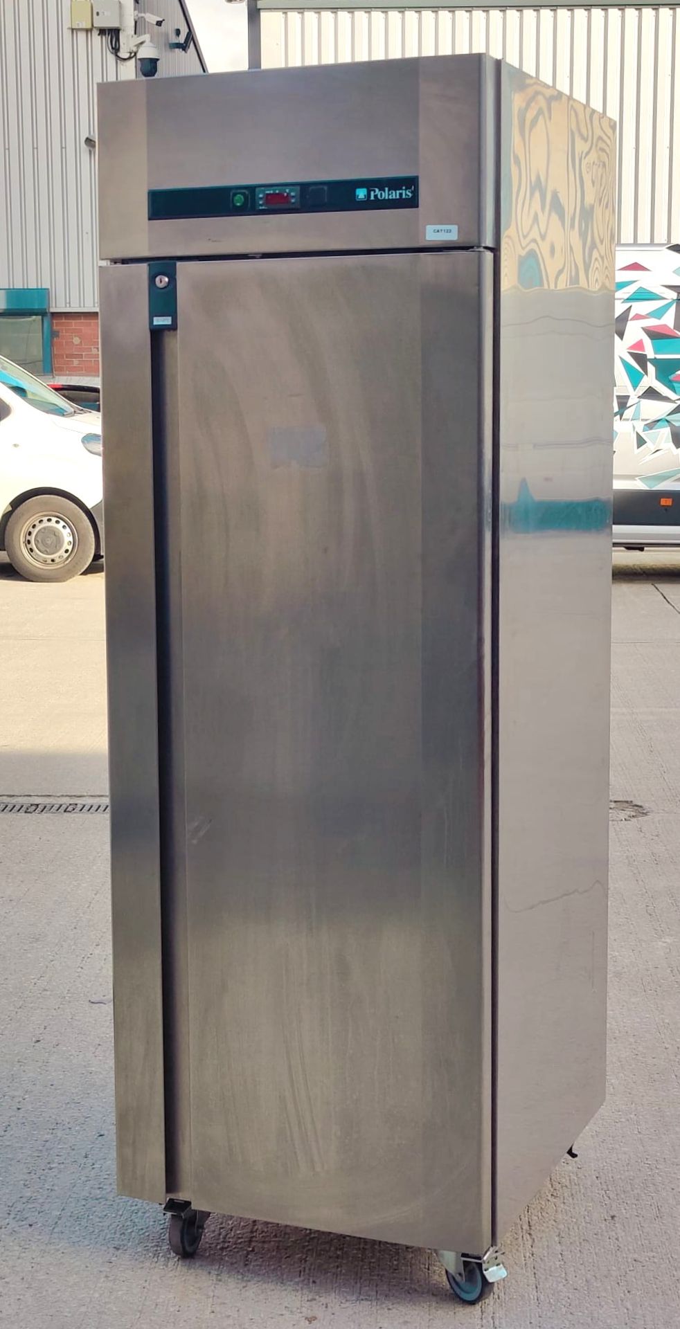 1 x Polaris Upright Single Door Commercial Freezer - Model: SPA BT 70 - Dimensions: H208 x W70 x D83