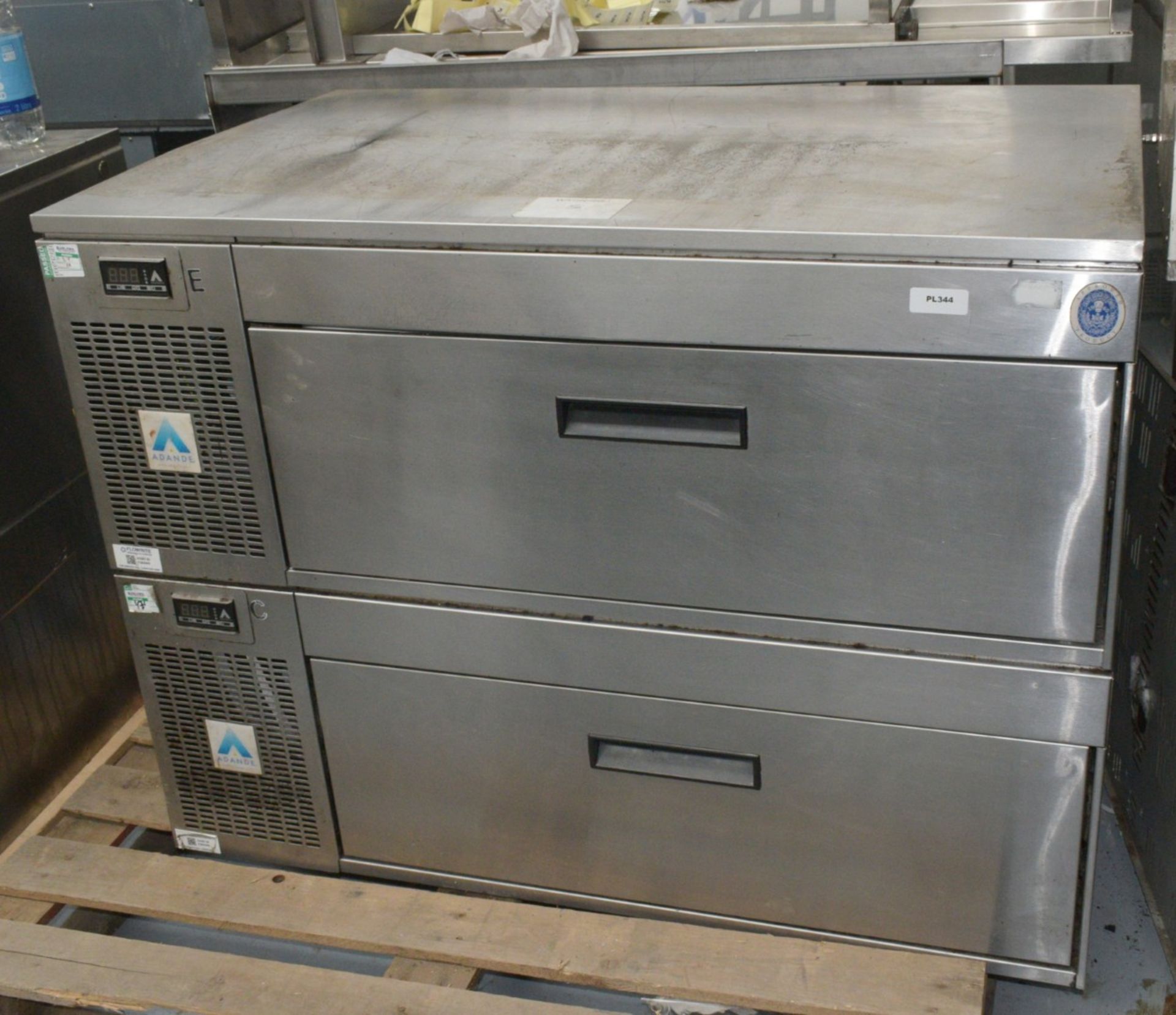 1 x Adande VCS Double Drawer Countertop Fridge Freezer - Dimensions: H x W x D cms - 240v - Image 7 of 8