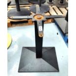 4 x Pedestal Bases for Restaurant Tables - Features a Rectangular Pyramid Style Support Base