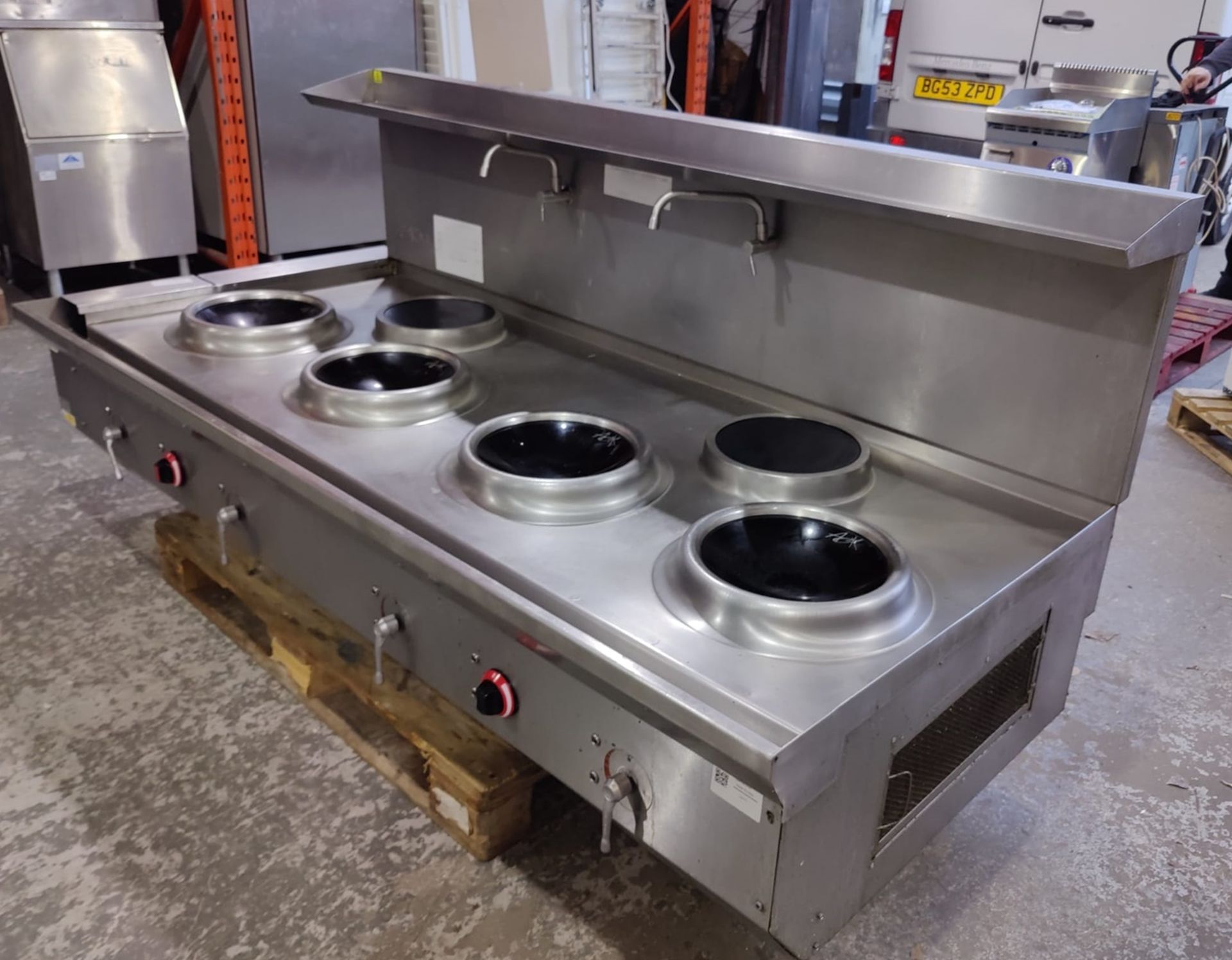 1 x ACK Manufacturing INDUCTION WOK For Commercial Kitchens - Dimensions: H83 x W218 x D97 cms - Image 19 of 20
