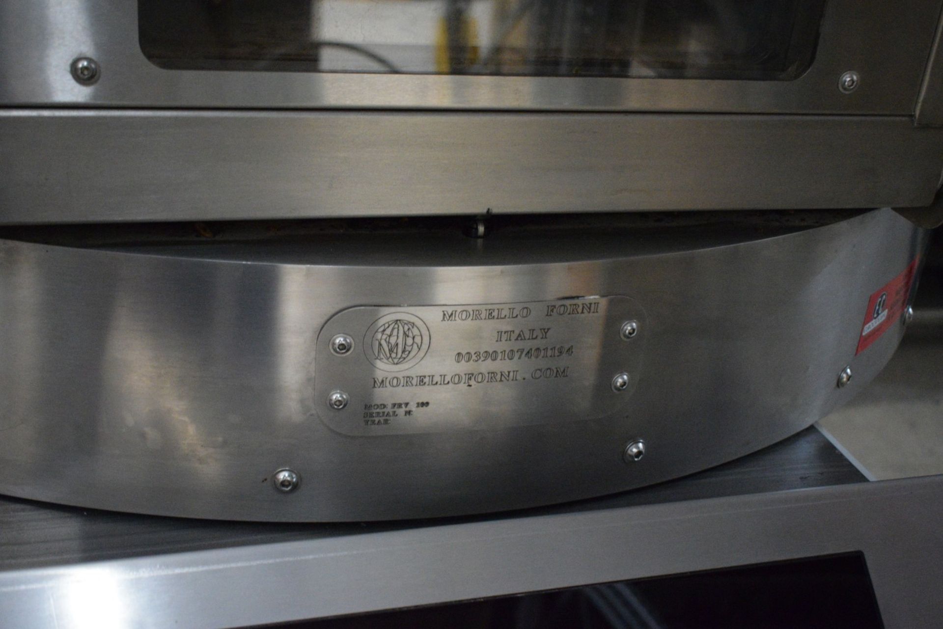 1 x Morello Forni Rotary Pizza Oven - Steel Mosaic Dome - Model FRV100 - Cooks 90 x Pizzas Per Hour! - Image 15 of 18