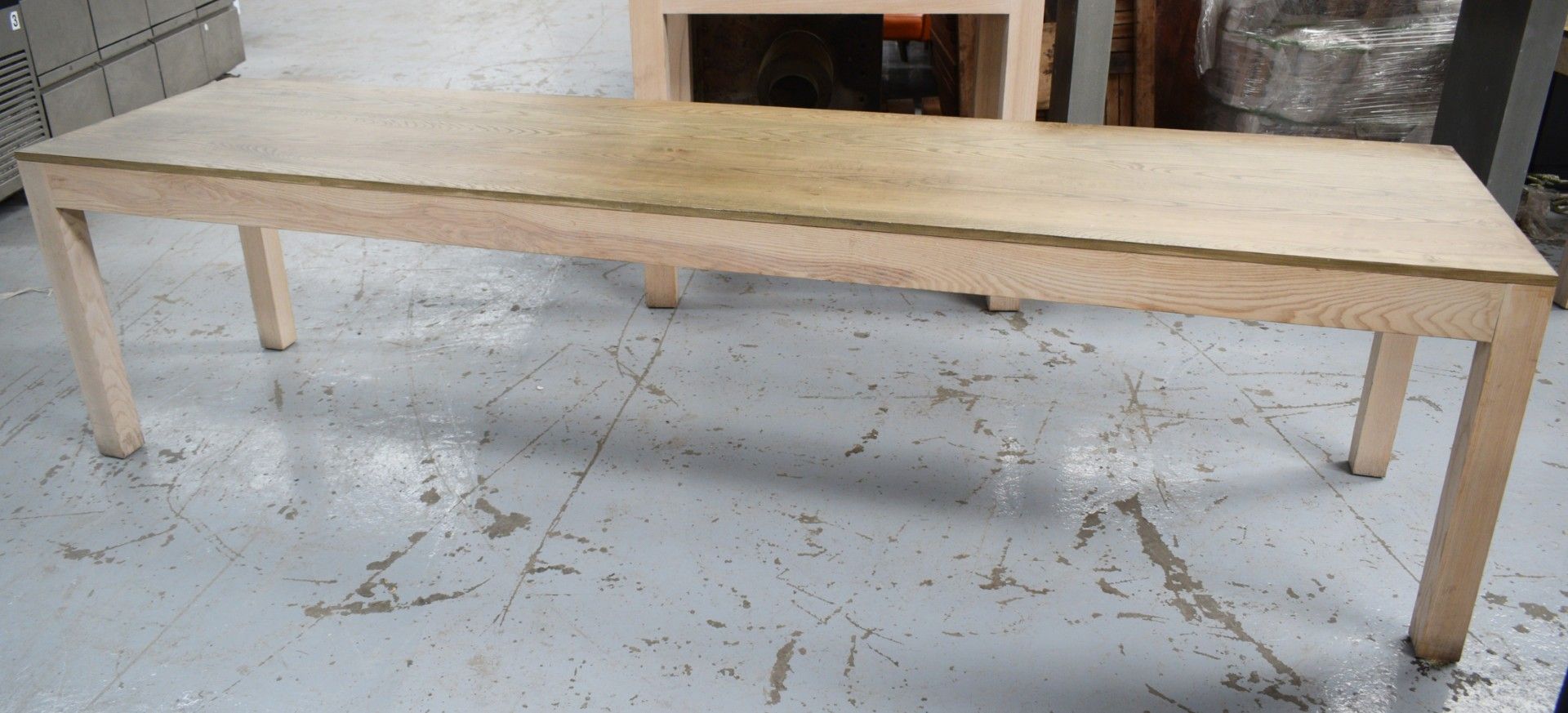 1 x Large 2.9m Banqueting Restaurant Dining Table - Dimensions: H75 x W290 x D70 cms - Image 8 of 9