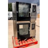 1 x Houno Double Stacked Commercial Catering Ovens - Houno C 1.06 and 1 x Houno CPE 1.06