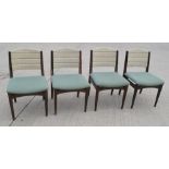 4 x Contemporary Restaurant Dining Chairs - Dimensions: H41/81 x W50 x D50 cms