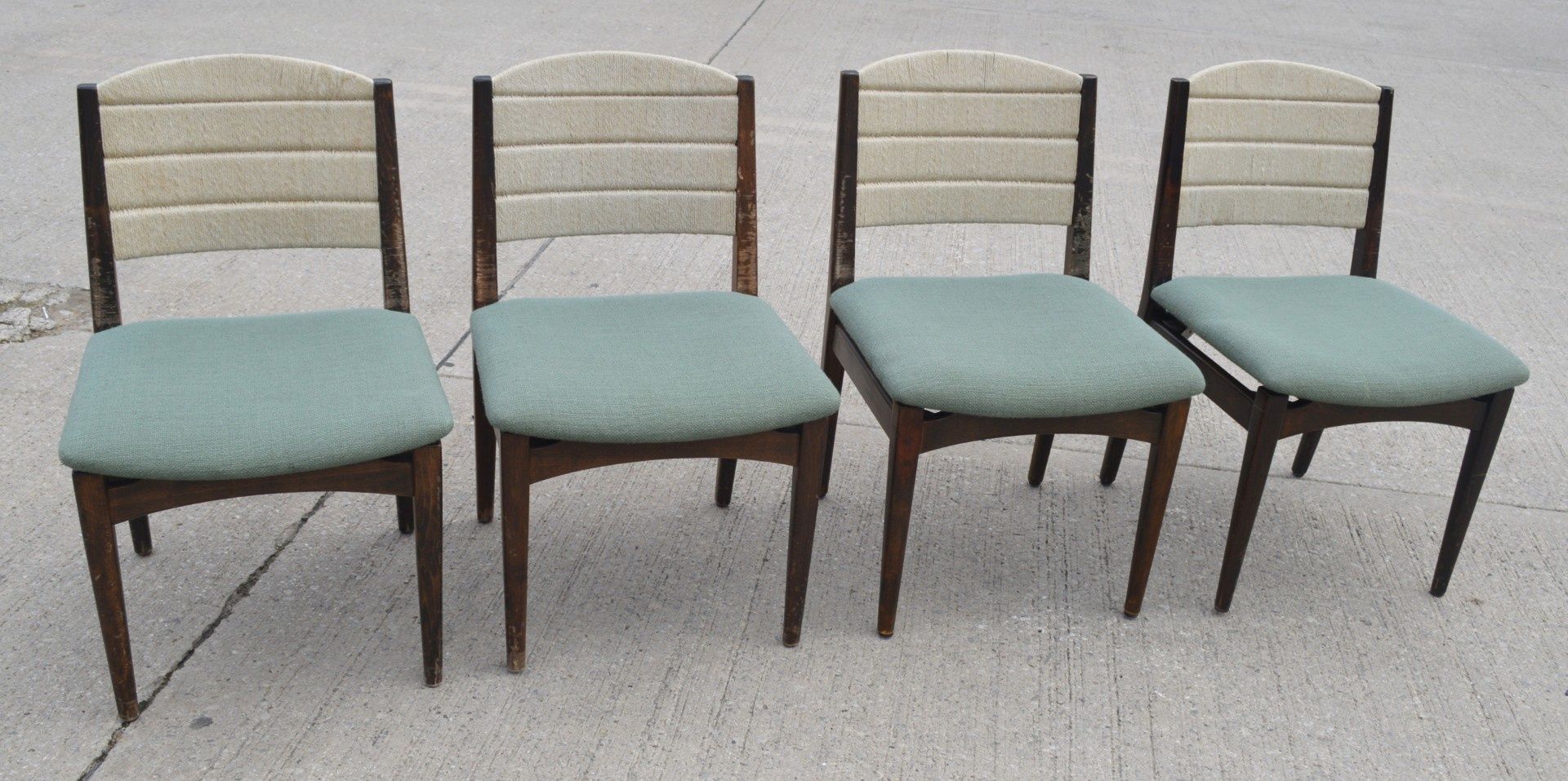 4 x Contemporary Restaurant Dining Chairs - Dimensions: H41/81 x W50 x D50 cms