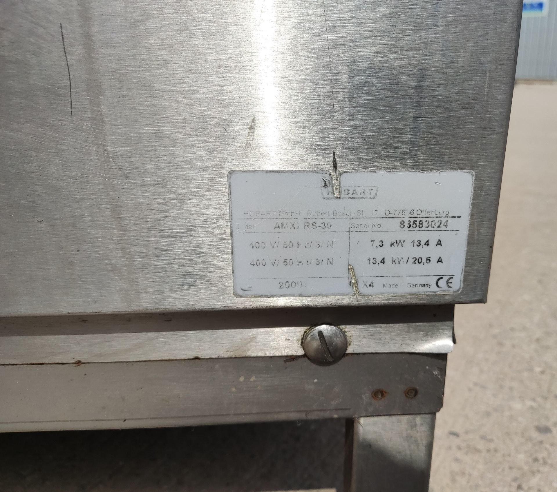 1 x Hobart AMXXRS-30 Commercial Pass Through Dishwasher - 3 Phase - Image 11 of 18