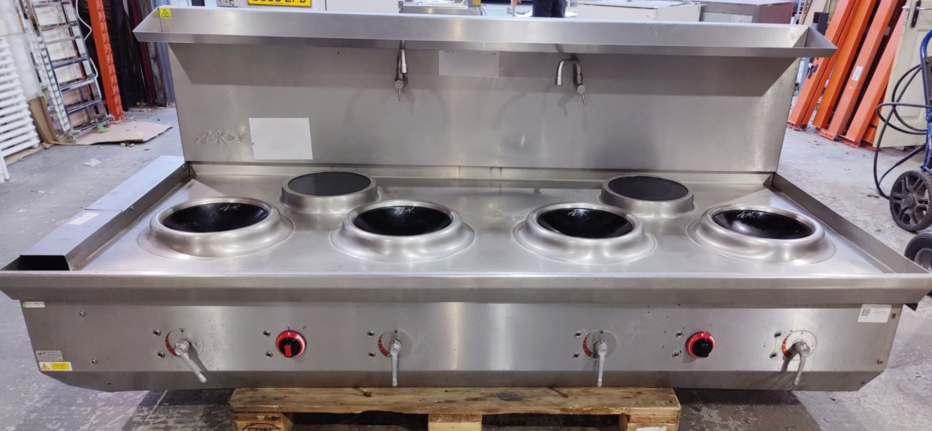 1 x ACK Manufacturing INDUCTION WOK For Commercial Kitchens - Dimensions: H83 x W218 x D97 cms - Image 18 of 20