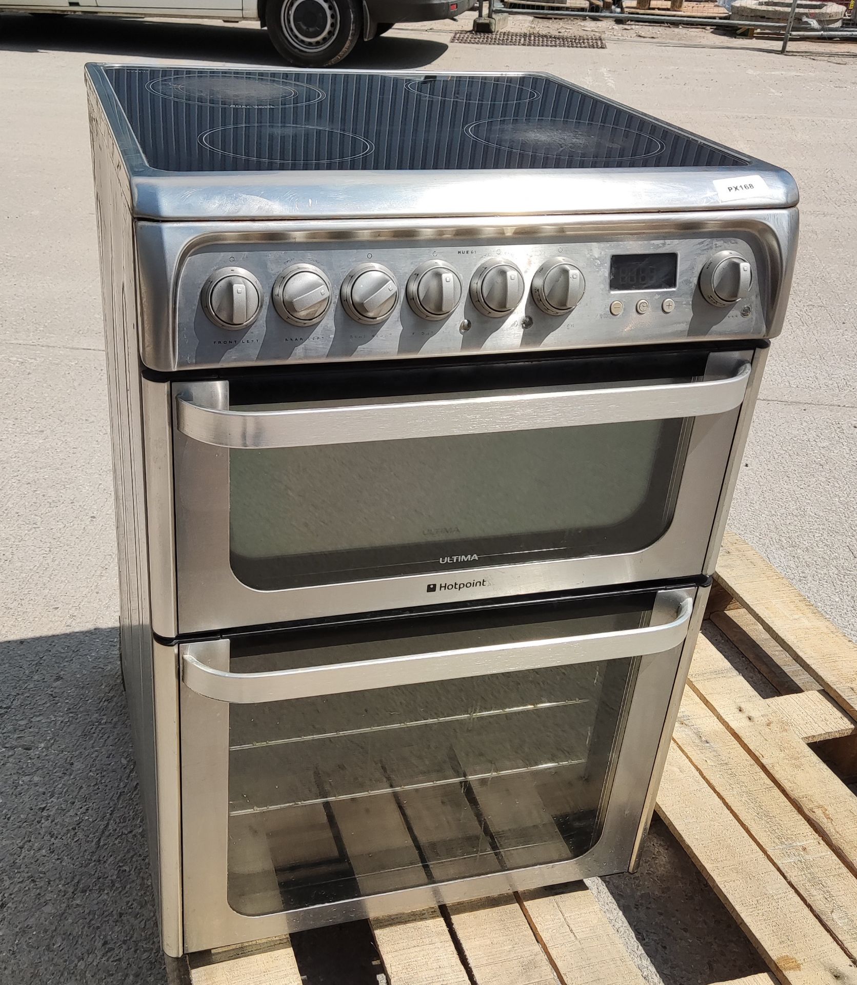 1 x HOTPOINT Ultima Hue61X Freestanding Electric Ceramic Cooker - Image 20 of 23