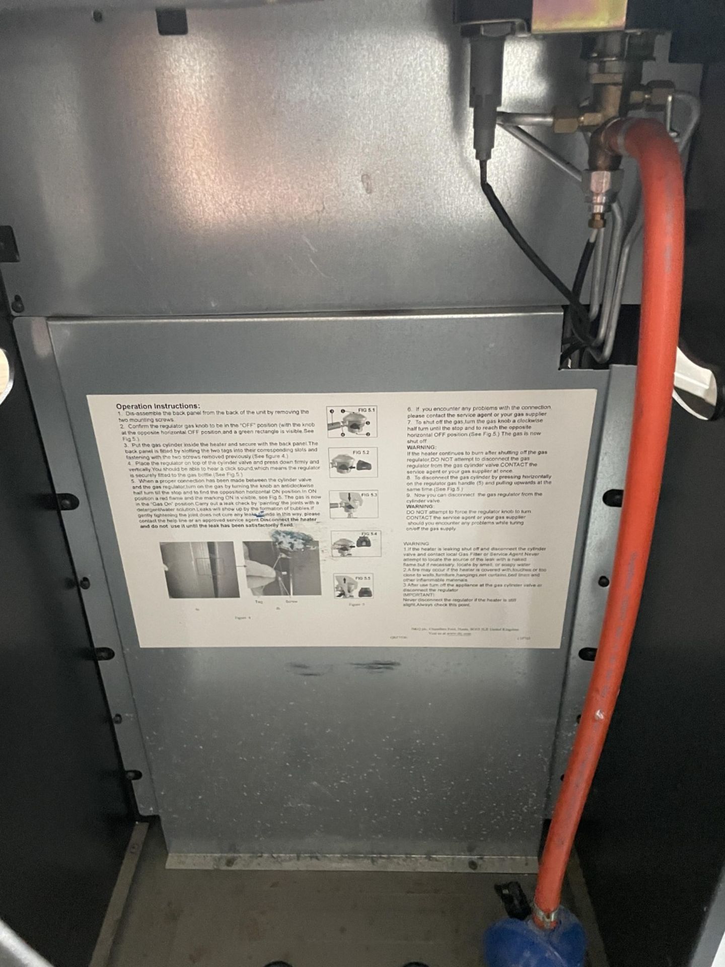 2 x Blyss IG63 4.2kW Gas Heaters - Freestanding Portable Design - Image 11 of 12