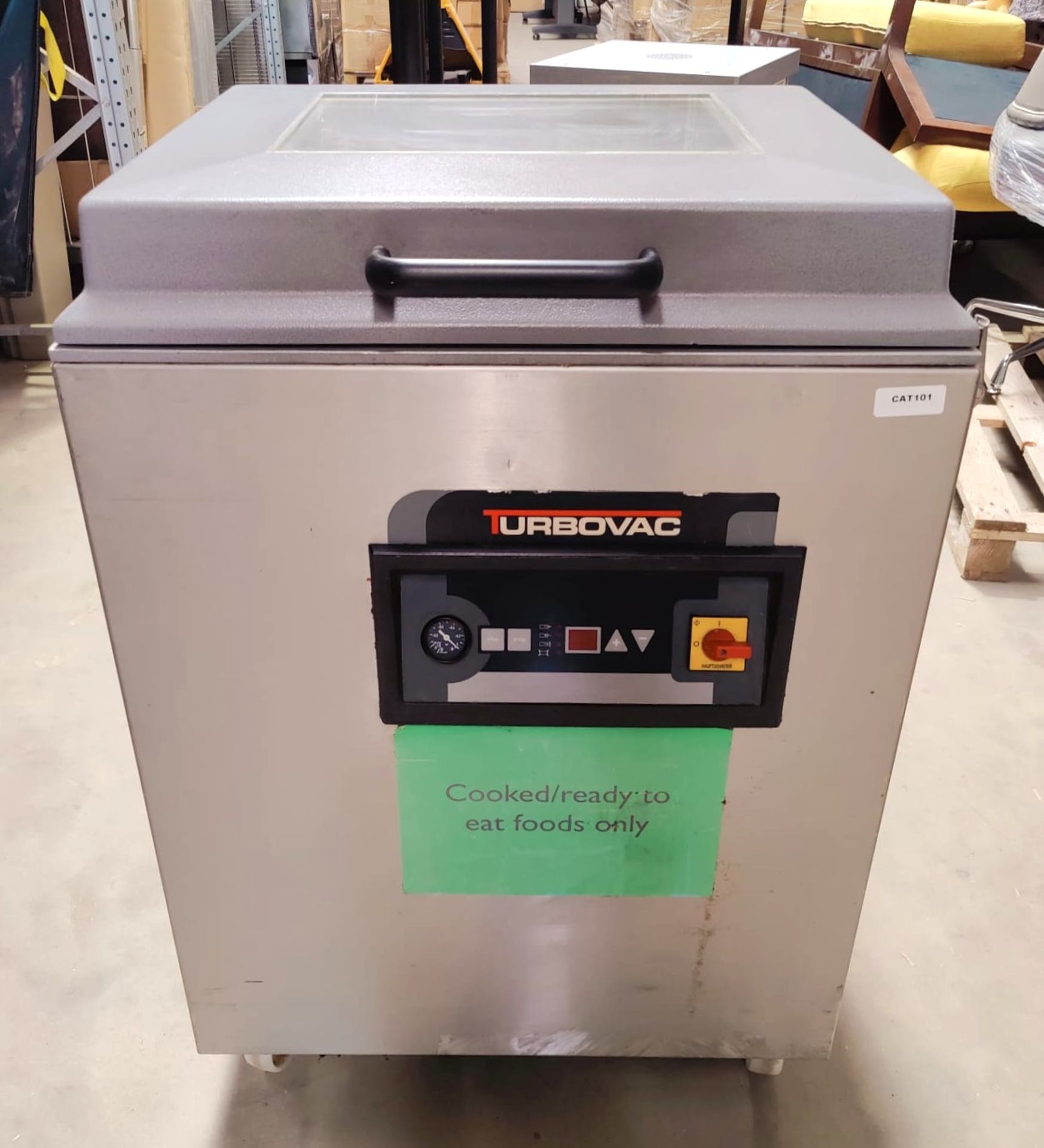 1 x Turbovac SB-520 Floor Standing Vacuum Sealer on Castors - Dimensions: H104 x W68 x D60 cms