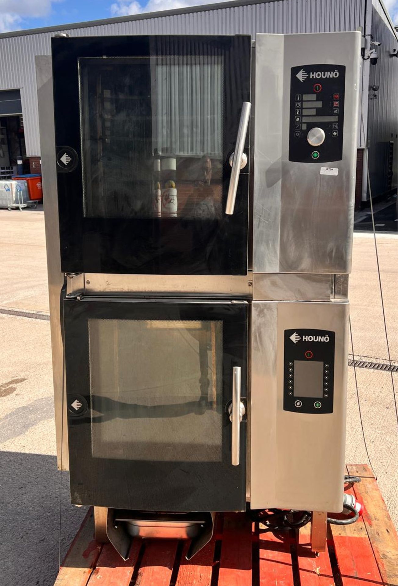 Houno Double Stacked Commercial Catering Ovens - Includes 1 x Houno C 1.06 and 1 x Houno CPE 1.06