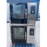 1 x Houno Double 6 Grid Stacked Combi Oven - Model: C 1.06 / CPE 1.06