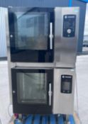 1 x Houno Double 6 Grid Stacked Combi Oven - Model: C 1.06 / CPE 1.06