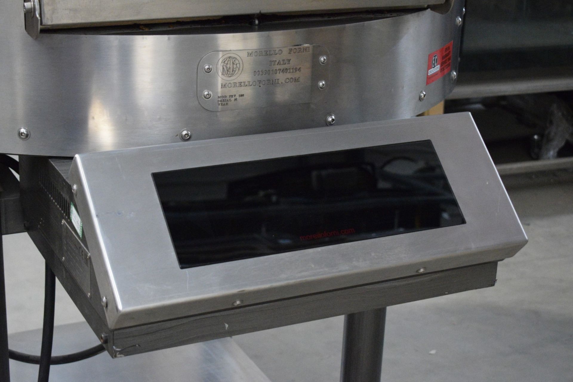 1 x Morello Forni Rotary Pizza Oven - Steel Mosaic Dome - Model FRV100 - Cooks 90 x Pizzas Per Hour! - Image 18 of 18