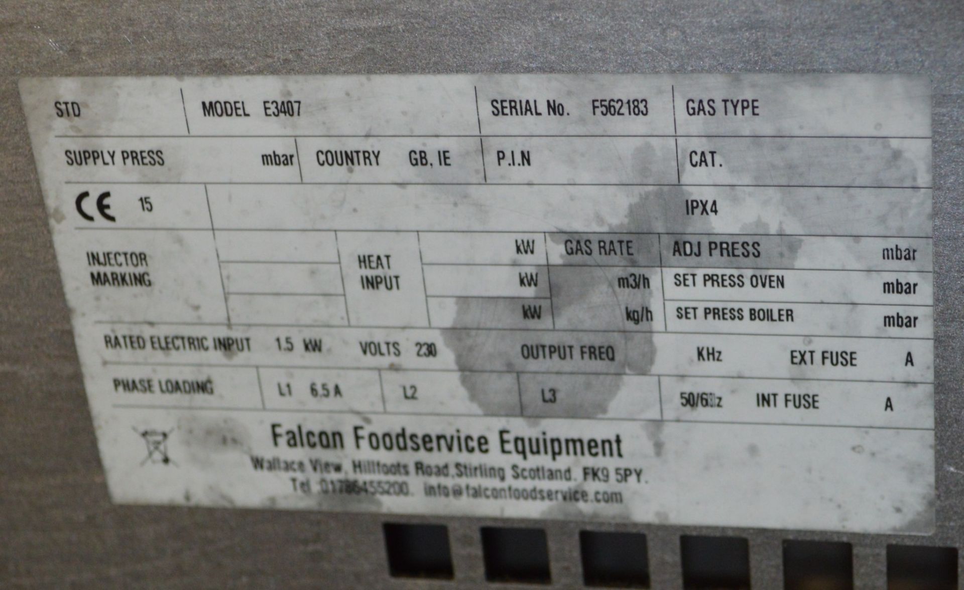 1 x Falcon E3407 Countertop Baine Marie - 230v - RRP £1,119 - Dimensions: H40 x W40 x D77 cms - Image 4 of 6