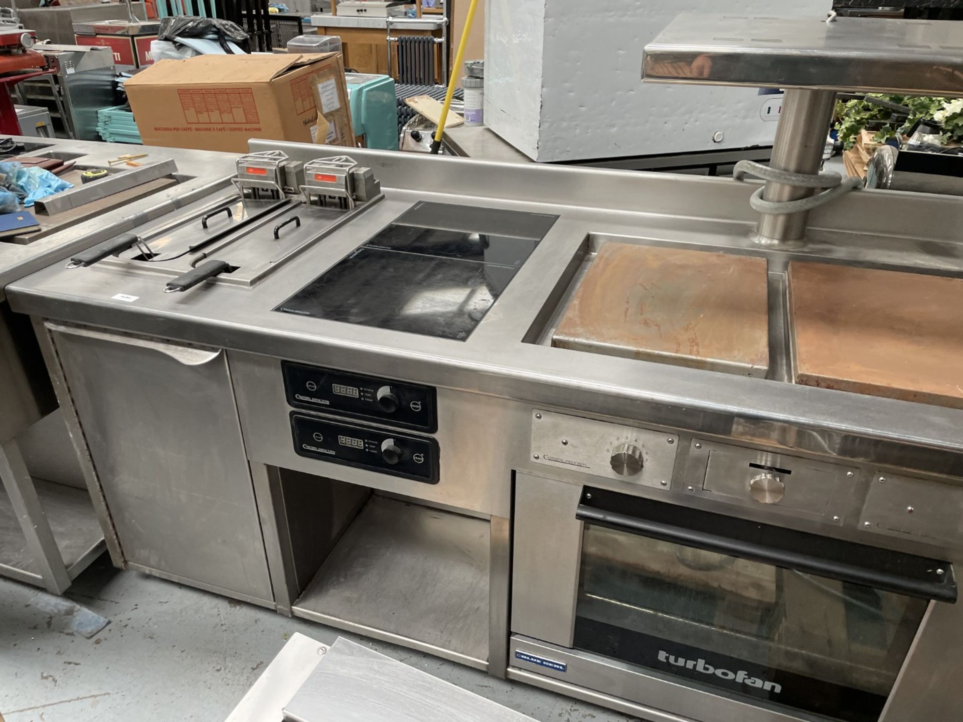 1 x Control Induction 3.6m Cookline Wall Suite for Commercial Kitchens - Features a FriFri Twin Tank - Image 7 of 55