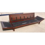 1 x Vintage-inspired Danish-style Low Profile 2.7-Metre Long Commercial Wooden Lounge Sofa