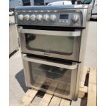 1 x HOTPOINT Ultima Hue61X Freestanding Electric Ceramic Cooker