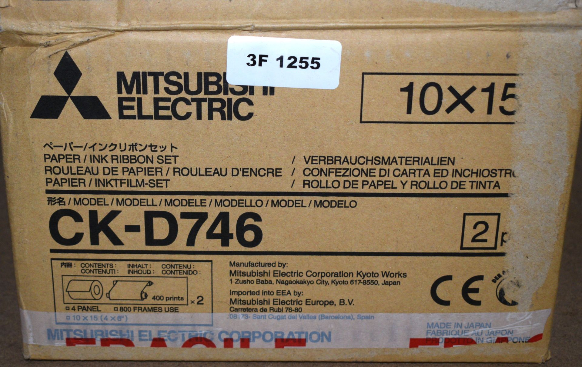 1 x Mitsubishi CK-D746 4x6" Paper and Thermal Ribbon Ink Media Kit - Suitalbe of Photobooth Photo - Image 3 of 3