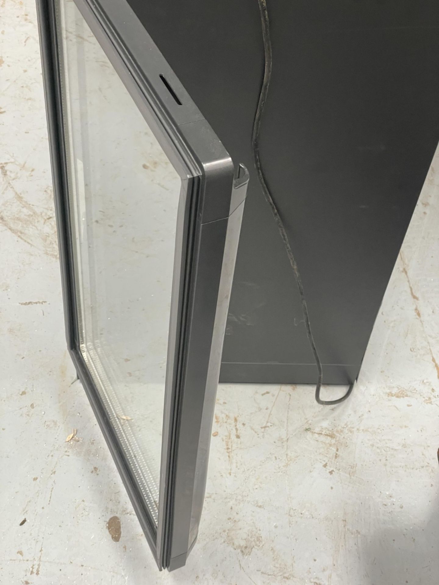 1 x Gamko Two Door Backbar Bottle Cooler - Illuminated Cabinet with a Black Surround - Model MG2/250 - Image 6 of 10