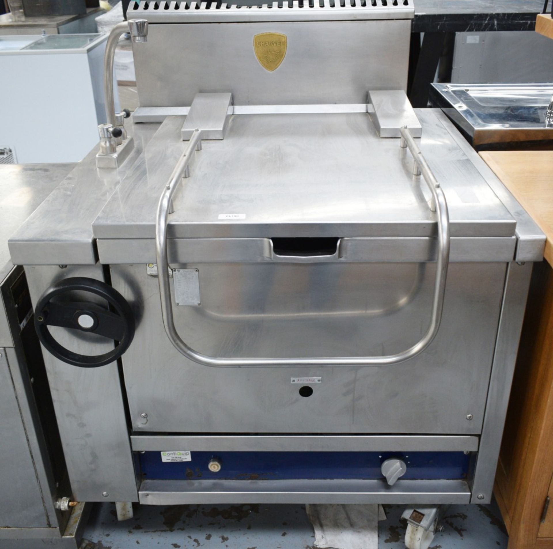 1 x Paul Charvet Gas Powered Tilting Bratt Pan - Model: 1000 GSBM/1 - Dimensions: H94 x W101 x - Image 17 of 17