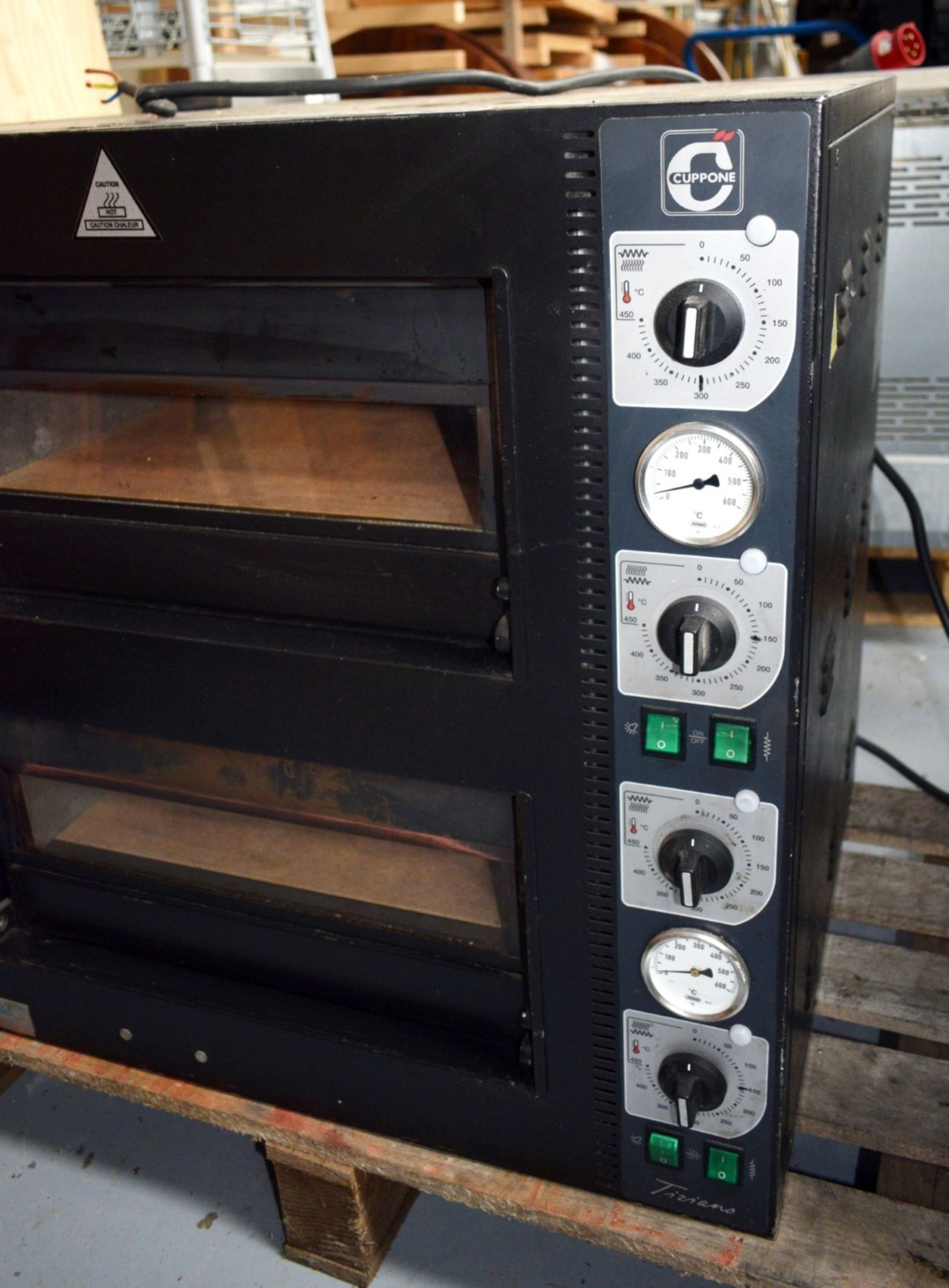1 x Cuppone Tioziano Compact Twin Deck Countertop Pizza Oven  - 8 x Pizza Capacity - 230v 4.2kW - Image 8 of 17