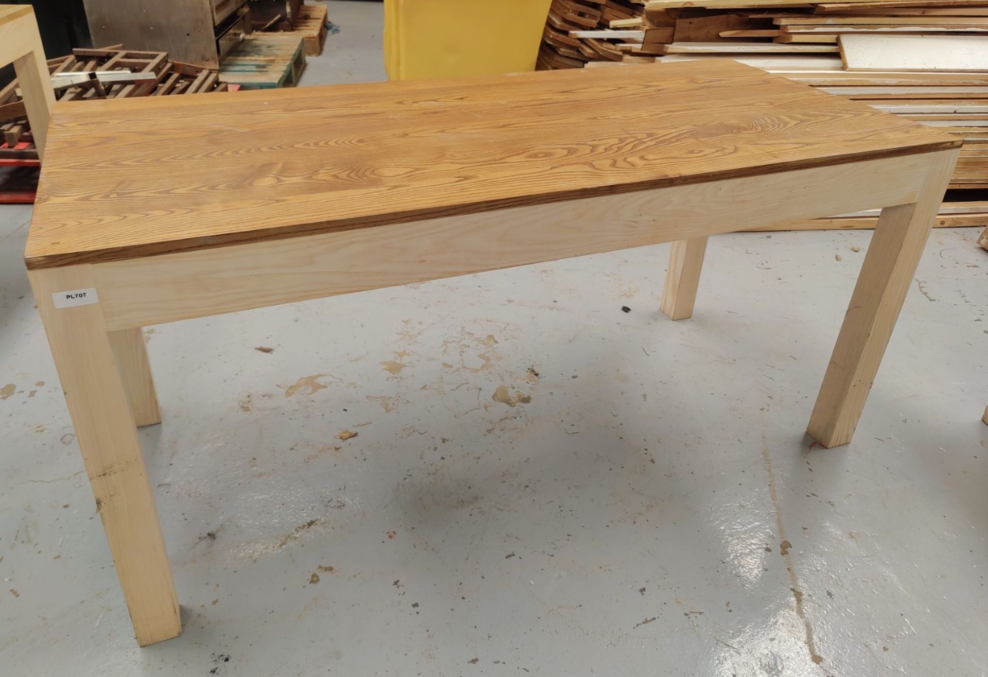 1 x Large 1.6m Banqueting Restaurant Dining Table - Dimensions: H75 x W160 x D70 cms - Image 2 of 11