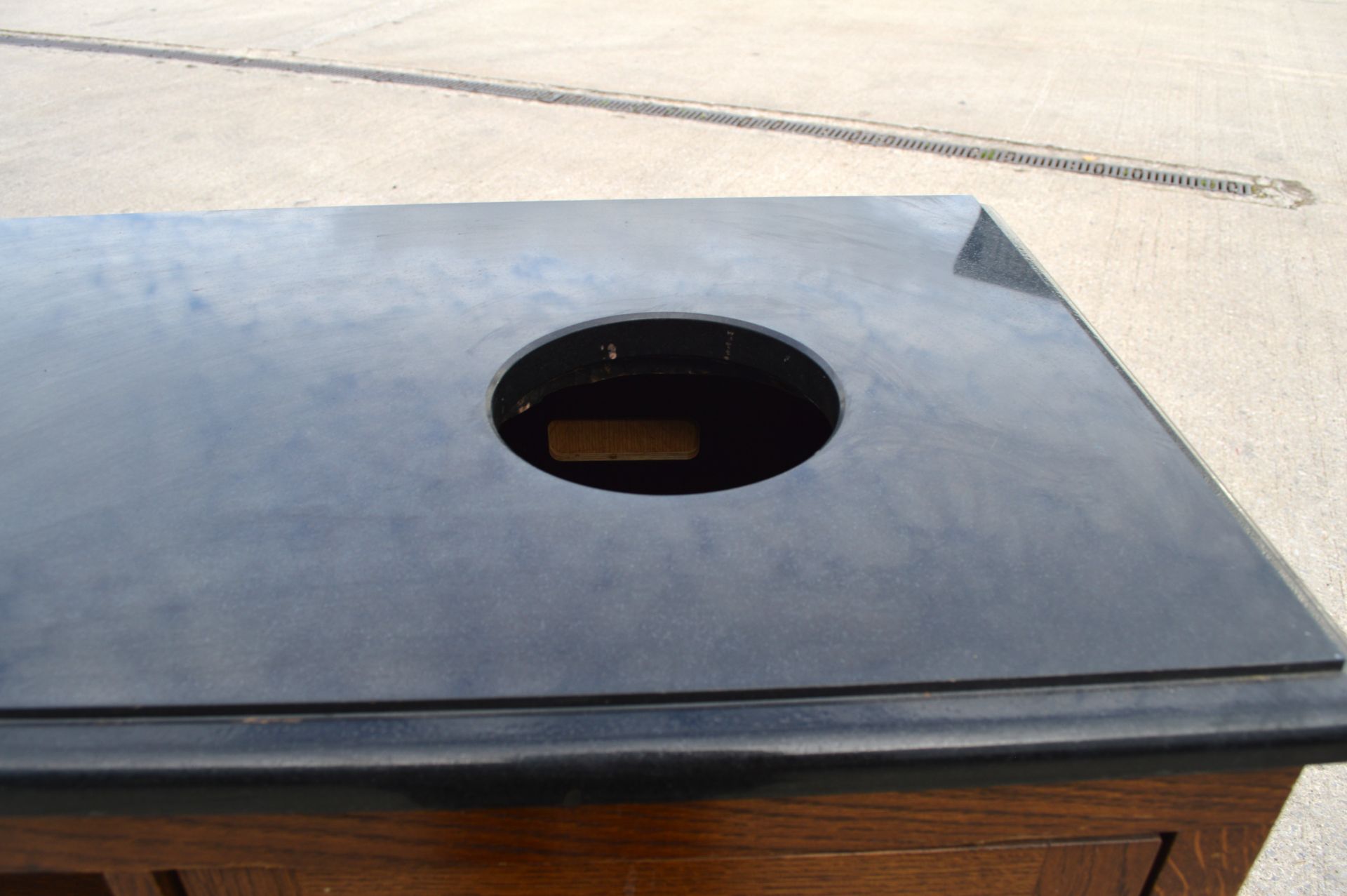 1 x Restaurant Waiter Station Featuring a Bin Chute with Removable Waste Bin, Granite Top, Storage - Image 9 of 10