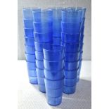 39 x Cambro Colourware Tumblers in Slate Blue - Ref: SWA452 Mez3 - CL011 - Location: Altrincham