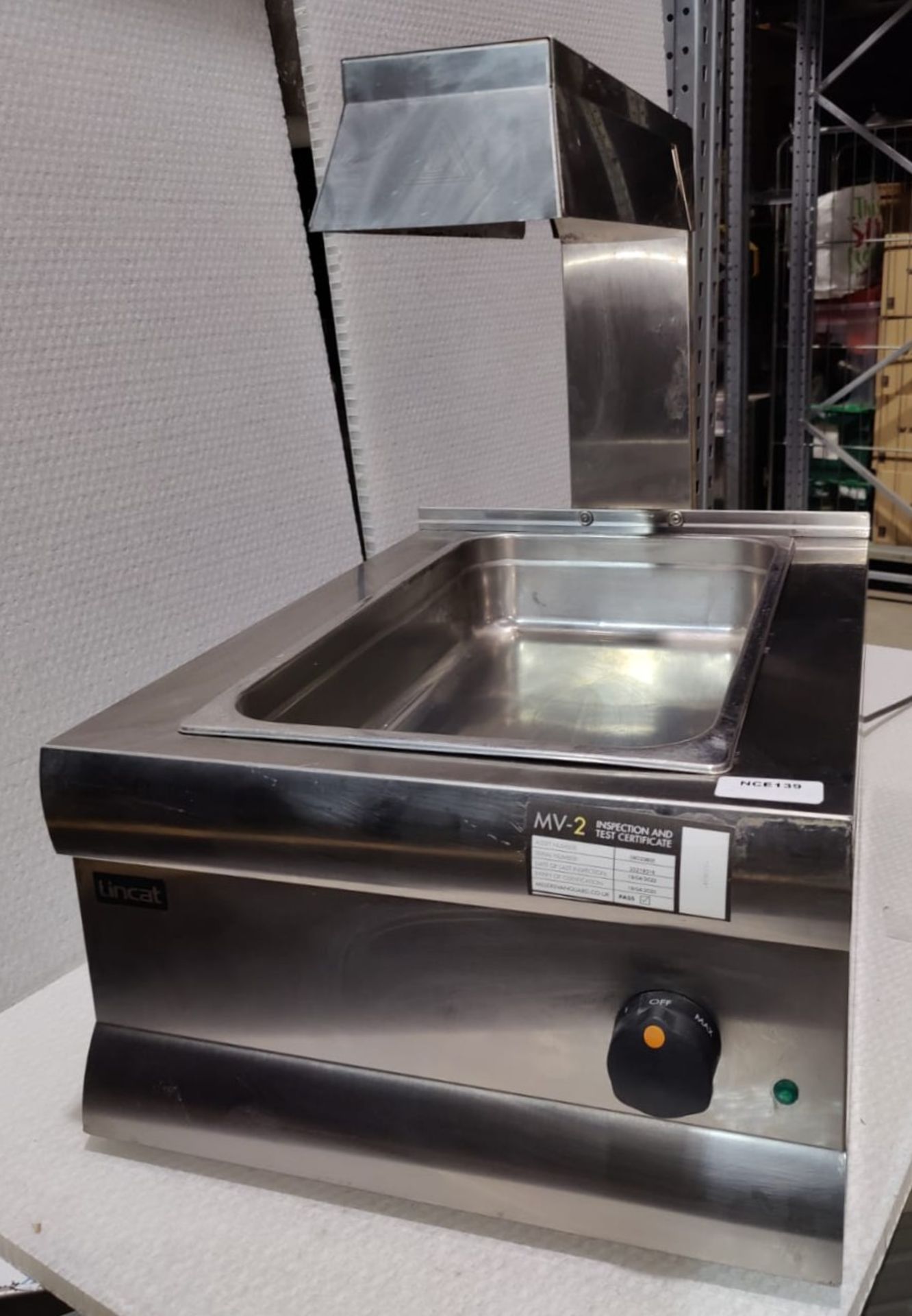 1 x Lincat Silverlink Electric Counter-top Chip Scuttle with Overhead Gantry - Model CS4/G - Image 8 of 11