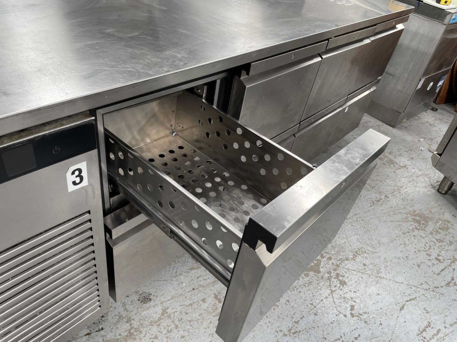 1 x Foster Eco Pro G2 Countertop Eight Drawer Refrigerator - Dimensions: H86 x W231.5 x D70 cms - Image 10 of 21