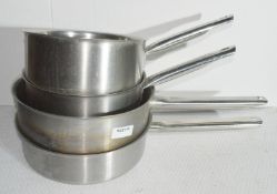 4 x Matfer Bourgeat / Pujadas Cooking Pans - Includes 2 x Pans H10 x W30cm and 2 x Pans