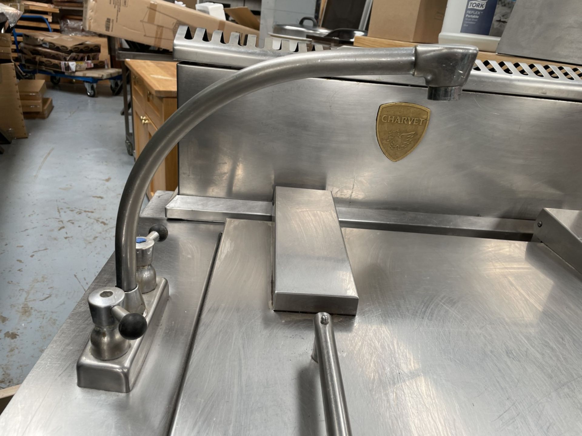 1 x Paul Charvet Gas Powered Tilting Bratt Pan - Model: 1000 GSBM/1 - Dimensions: H94 x W101 x - Image 6 of 17