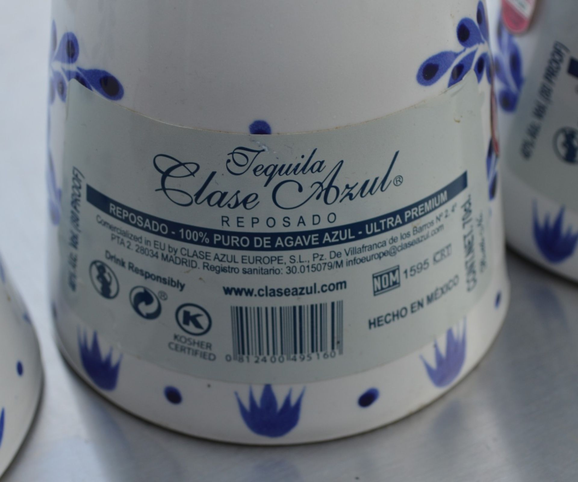 3 x Clase Azul Reposado Tequila Bottles - Three Empty Bottles of VIP Tequila - Image 3 of 4