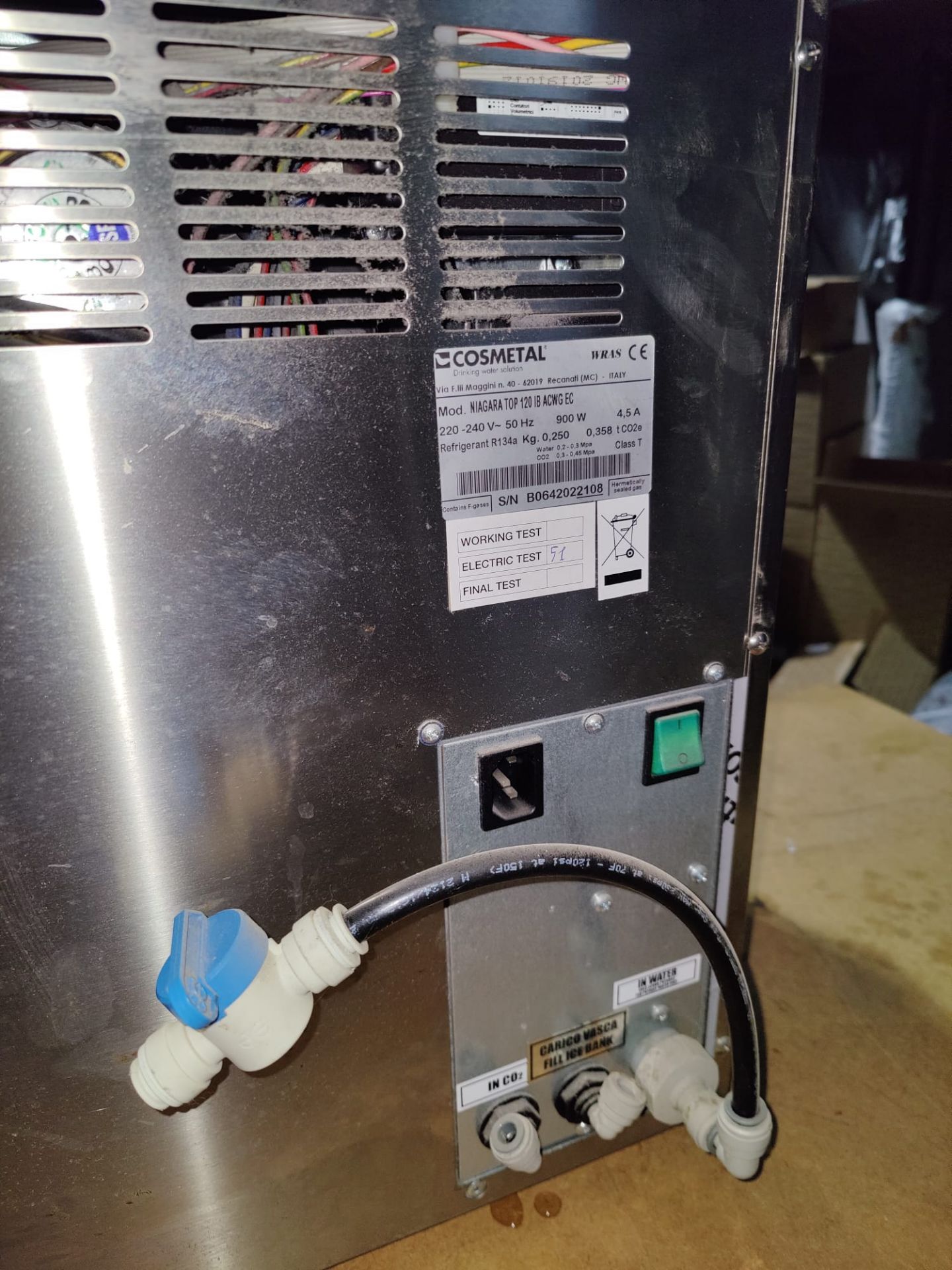 1 x Cosmetal Niagara Top 120 Filtered Drinking Water Dispenser For Bars and Restaurants - Image 5 of 5