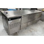 1 x Foster Eco Pro G2 Countertop Eight Drawer Refrigerator - Dimensions: H86 x W231.5 x D70 cms