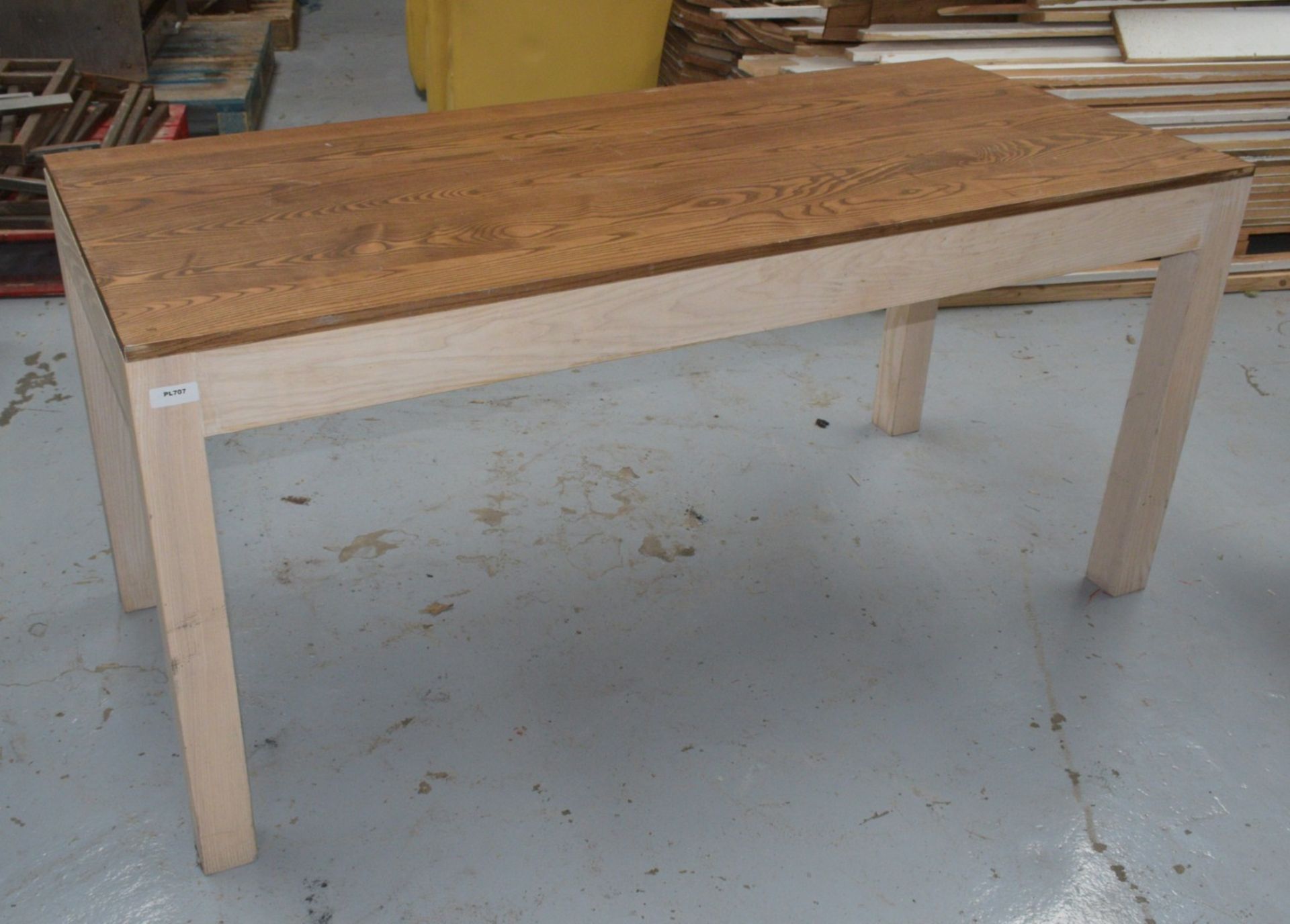 1 x Large 1.6m Banqueting Restaurant Dining Table - Dimensions: H75 x W160 x D70 cms - Image 5 of 11