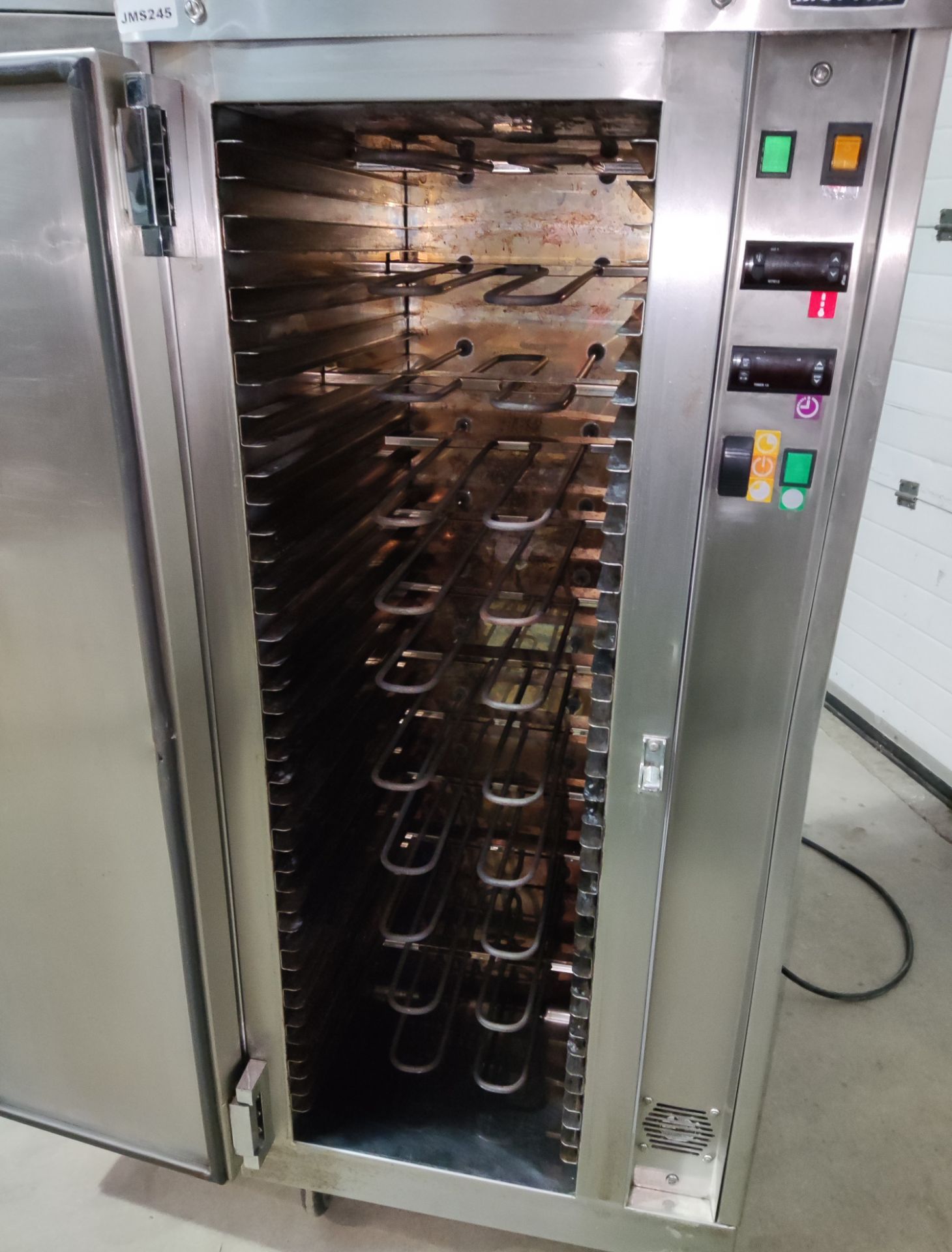 1 x MOFFAT 3 Phase Pie Warmer Cabinet / Hot Cupboard - H142 x W60 x D70 cms - Image 10 of 16