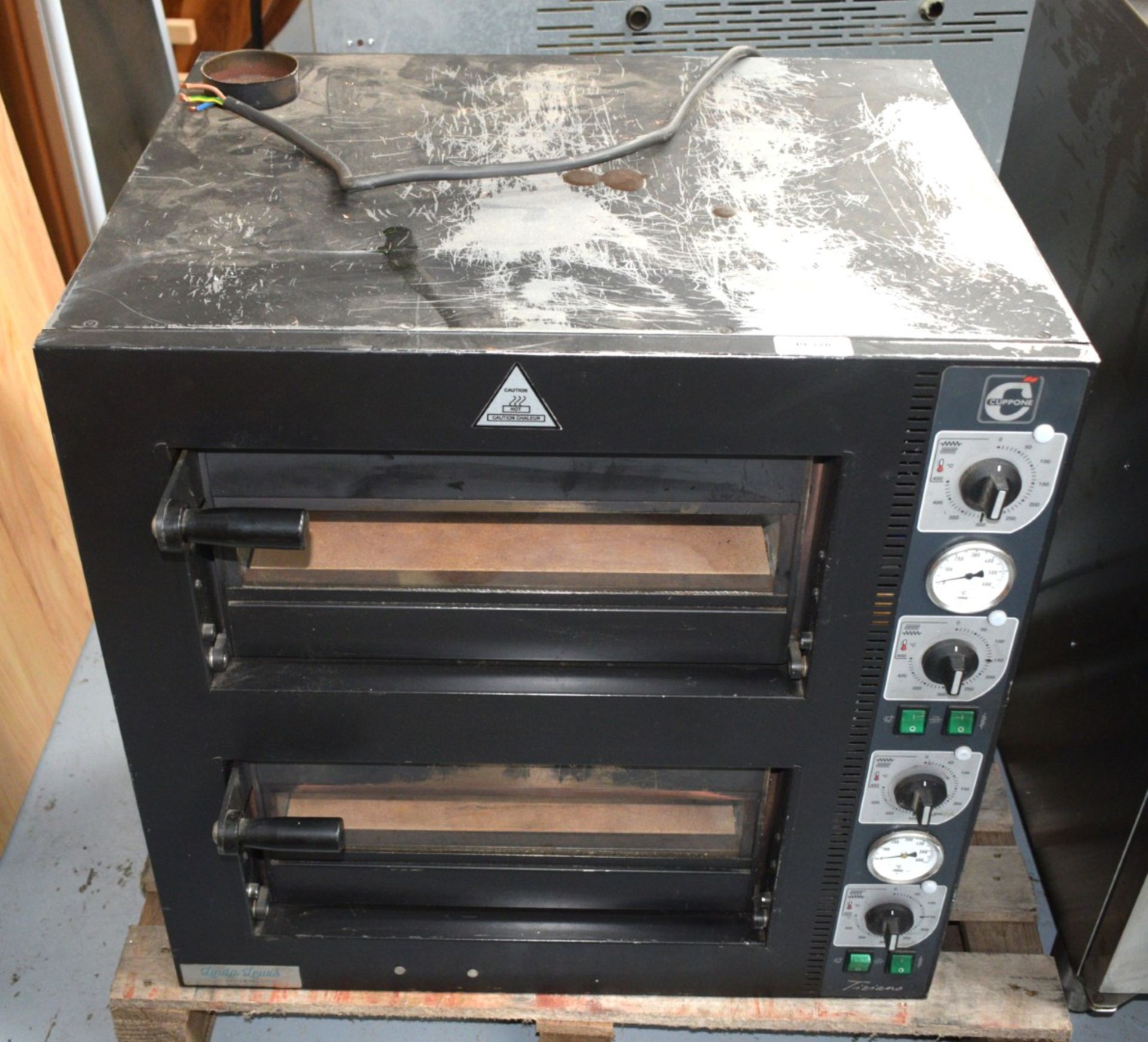 1 x Cuppone Tioziano Compact Twin Deck Countertop Pizza Oven  - 8 x Pizza Capacity - 230v 4.2kW - Image 7 of 17