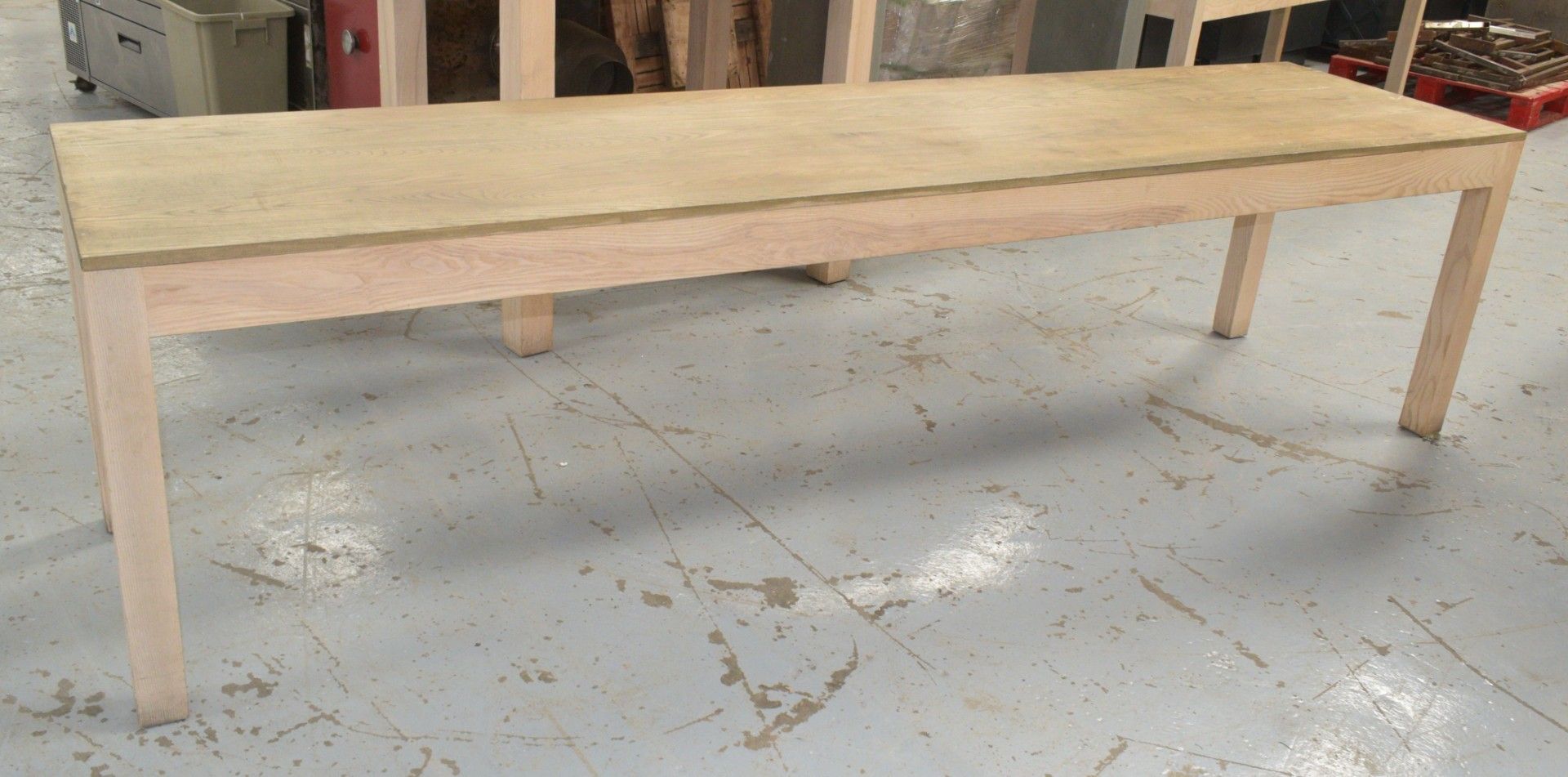 1 x Large 2.9m Banqueting Restaurant Dining Table - Dimensions: H75 x W290 x D70 cms