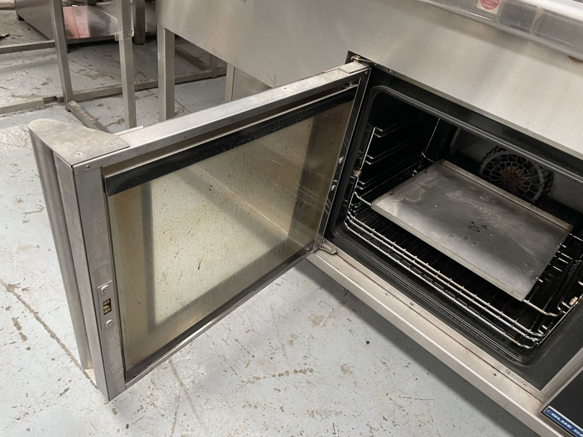 1 x Commercial Central Kitchen Cooking Island Featuring Two Control Induction Cooking Hobs, Blue Sea - Image 8 of 30