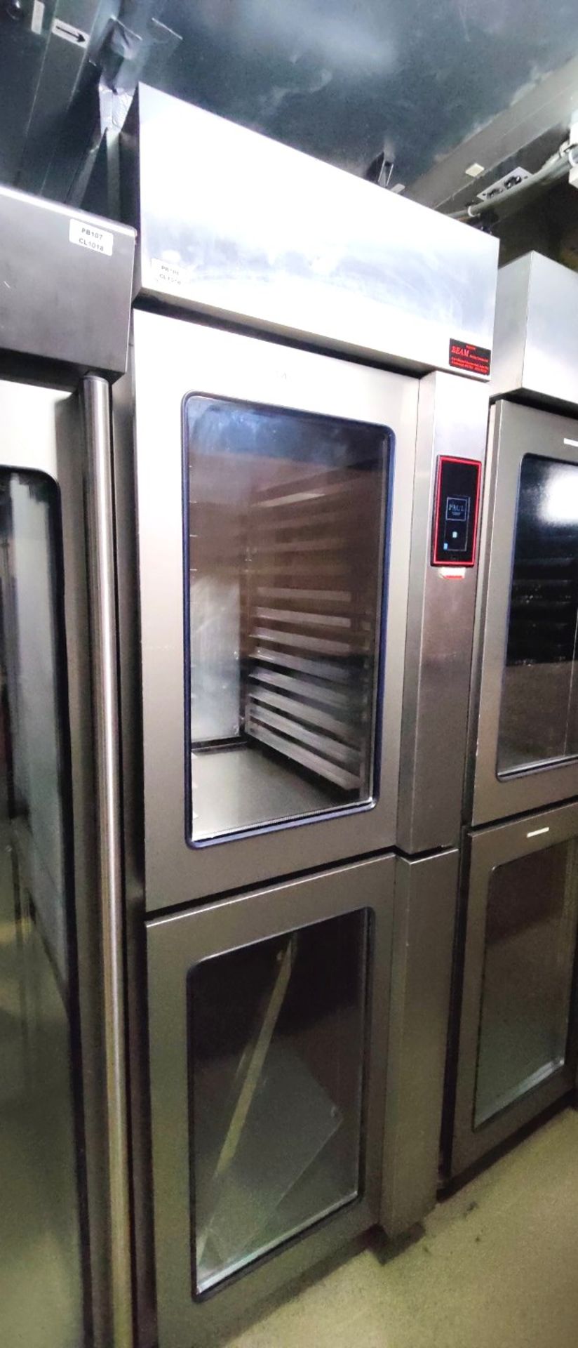 1 x Eurofours Roll Double Bakers Proofing Cabinet - Type 46d - Stainless Steel - H230 x W65 x D97 cm