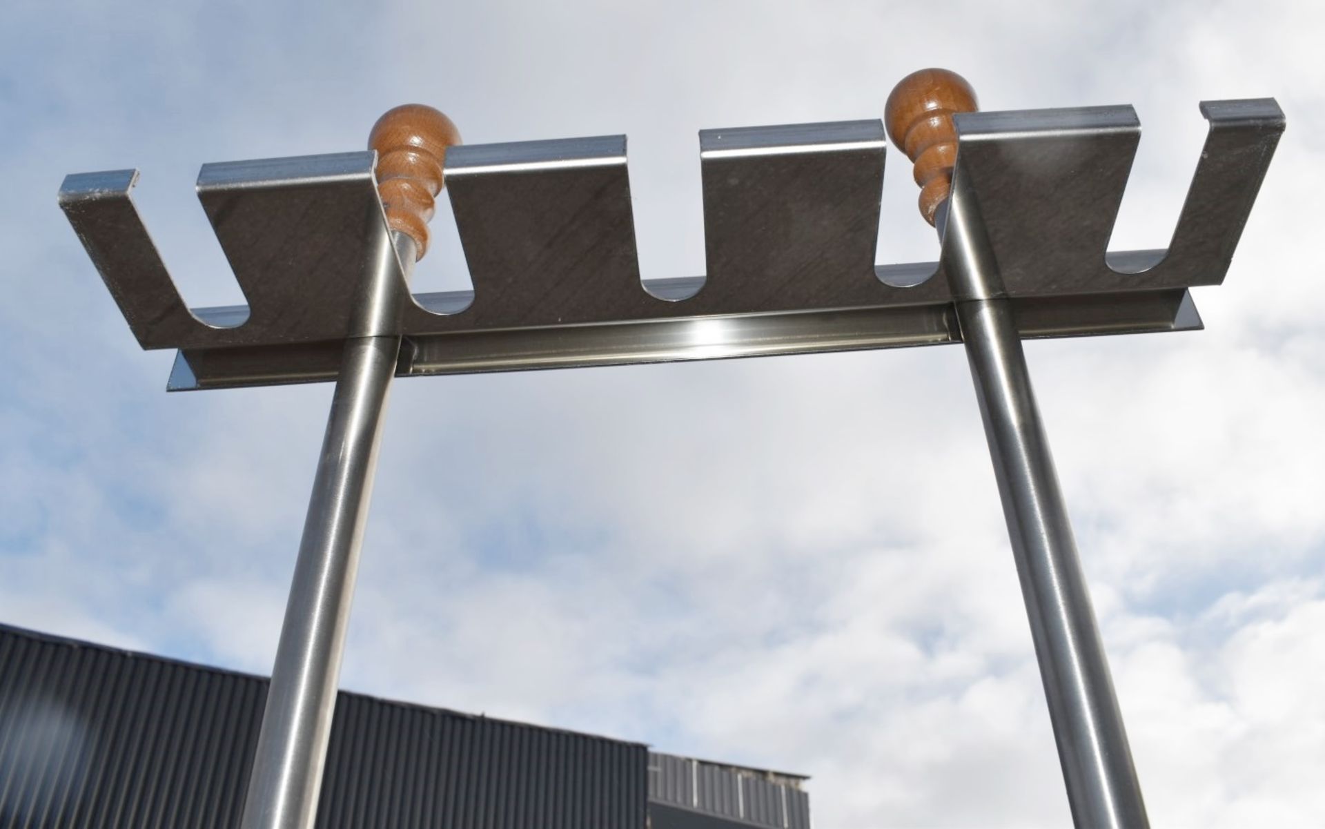 1 x Commercial Stainless Steel 5-Place Pizza Tool Stand - Original RRP £169.00 - Image 4 of 8