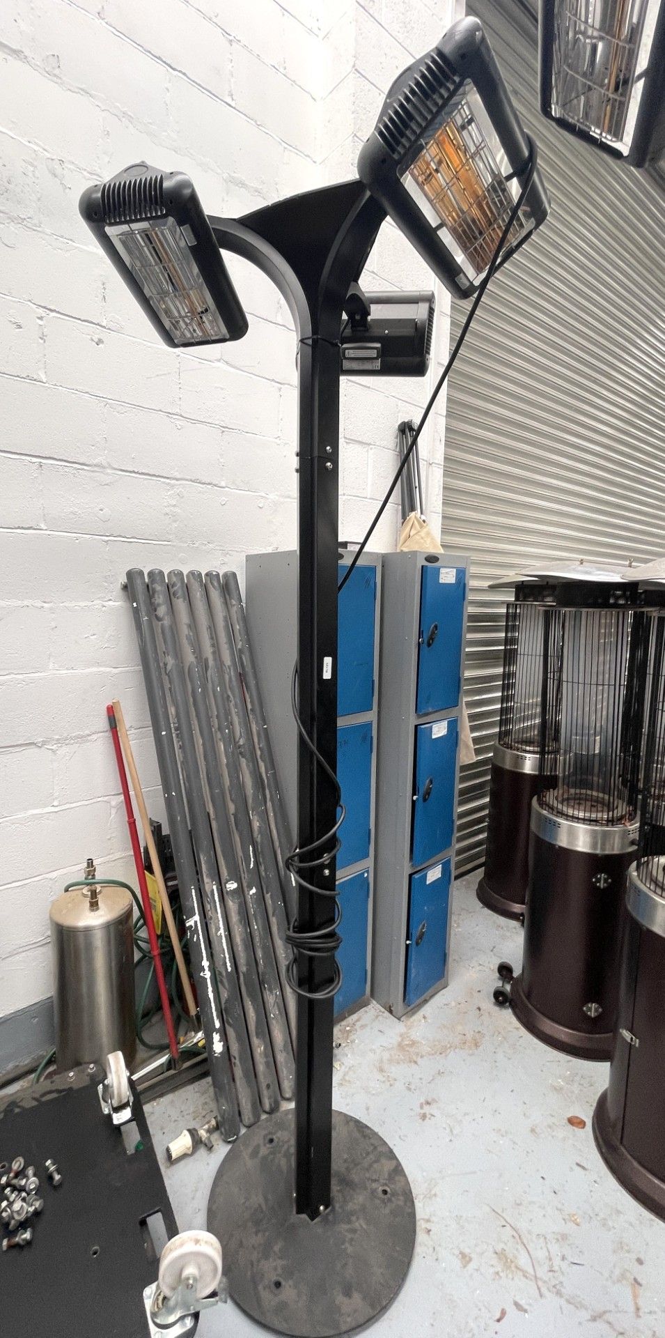 1 x Tansun Sorrento Upright Freestanding Triple Infrared Heater - Suitable for Indoor or Outdoor Use