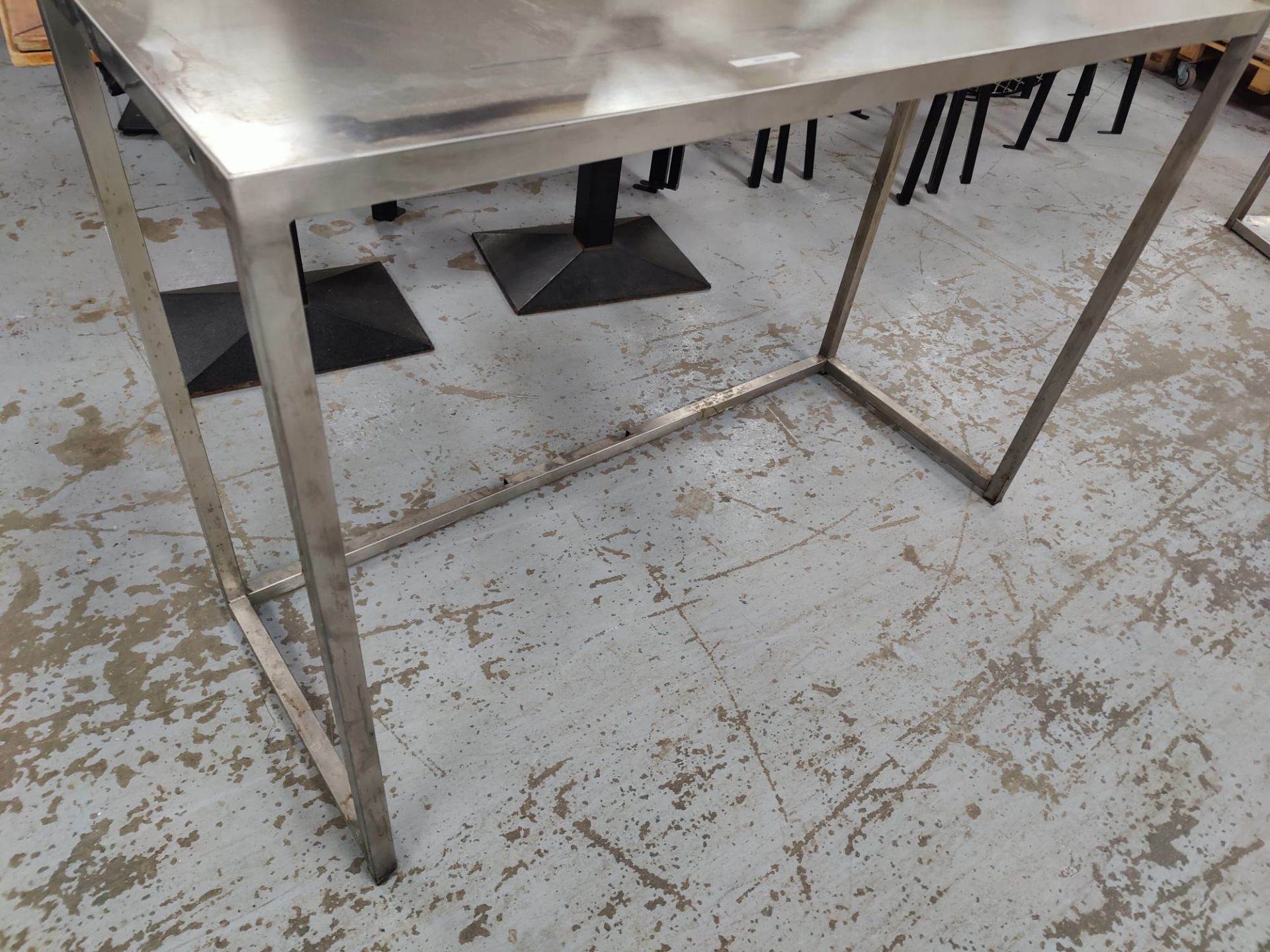 1 x Stainless Steel Backbar Shelf Unit - Dimensions:  cms - Removed from a Restaurant - Image 7 of 9