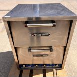 1 x Bakers Pride P-46 2-Chamber Pizza Oven - Single Phase