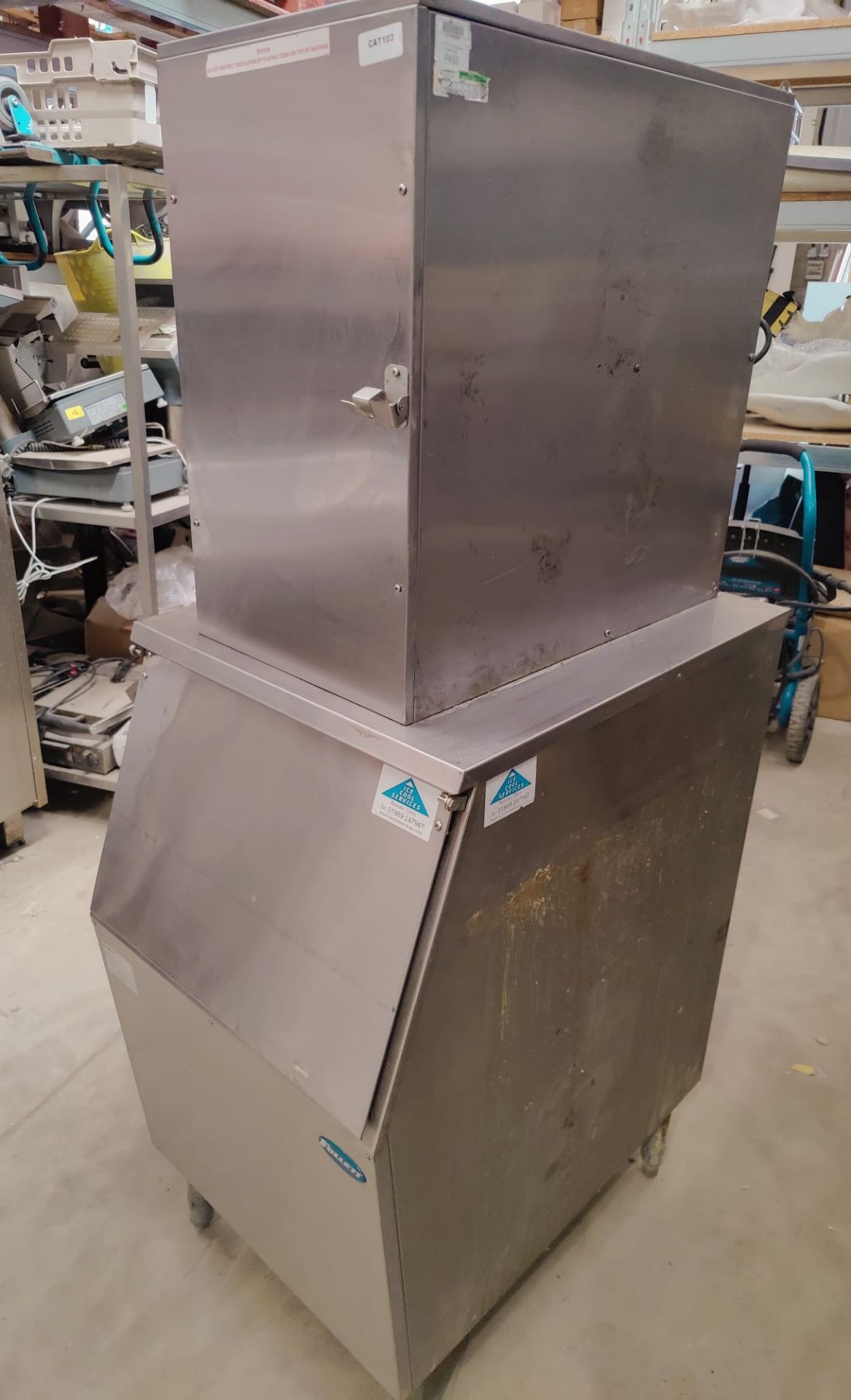 1 x Cornelius Upright Freestanding Continuous Flow Icemaker Machine with Follet Storage Bin - Image 10 of 13