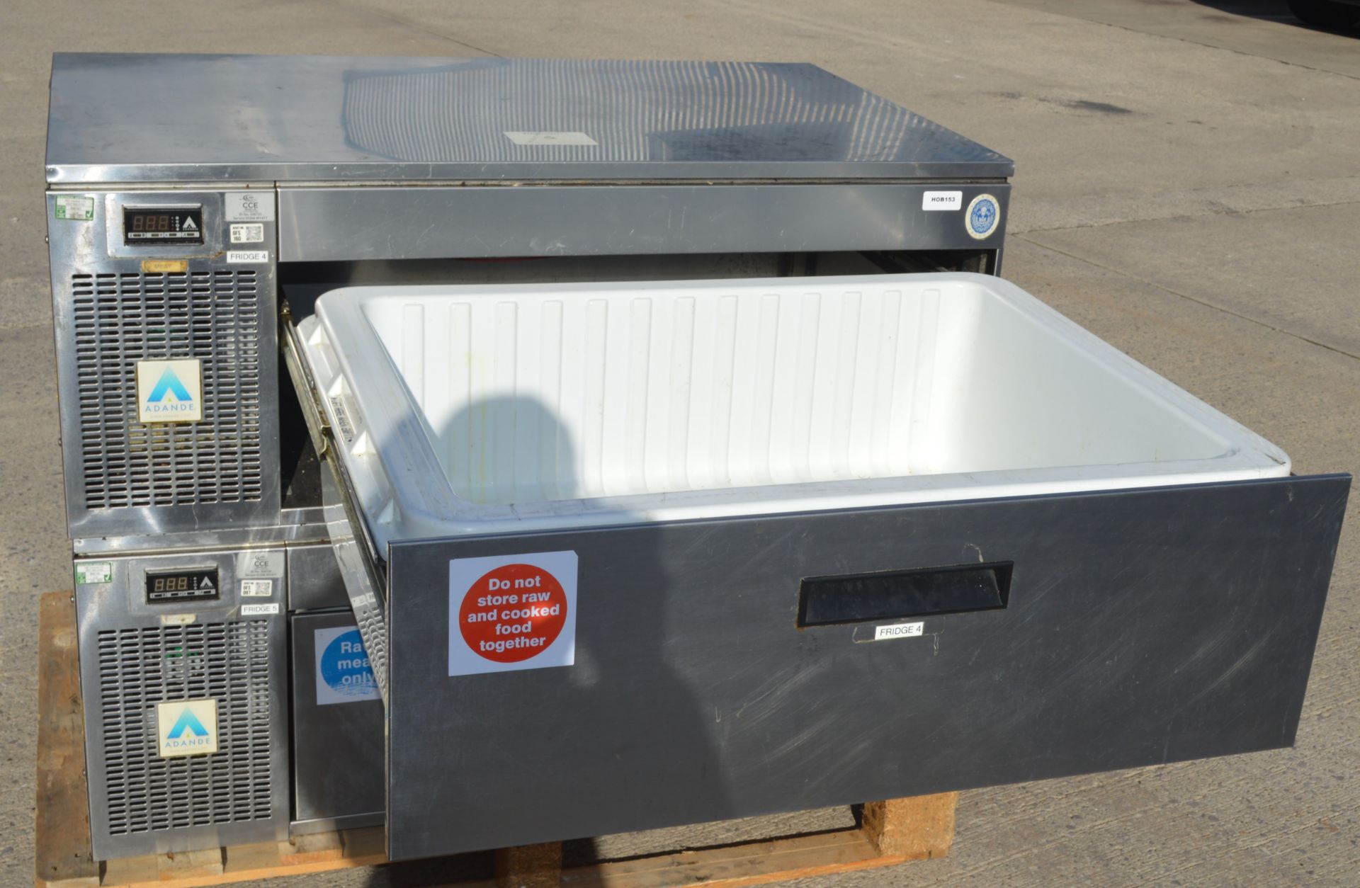 1 x Adande Twin Undercounter Two Drawer Refrigerator - Side Engine VCS Series - RRP £5,600 - Image 3 of 8